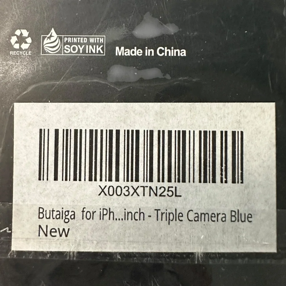 Butaiga iPhone Triple Camera‎ Case - MagSafe Compatible - Shockproof - Blue